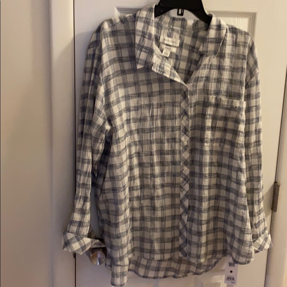 Treasure and bond plaid shirt